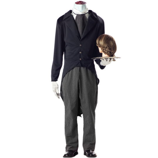 Jeeves, The Headless Butler Adult Costume 1 Jeeves, The Headless Butler Adult Costume