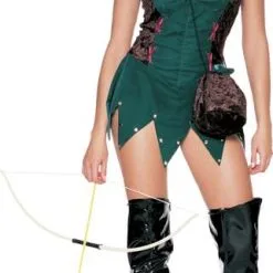Forest Outlaw Green Sexy Adult Costume