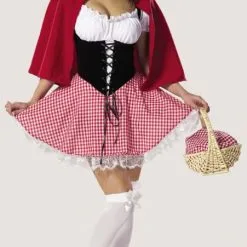 Hot Red Riding Hood Adult Costume