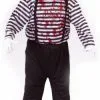 Maniacal Mime Adult Plus Costume
