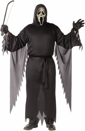 Zombie Ghost Face Adult Plus Costume 1 Zombie Ghost Face Adult Plus Costume