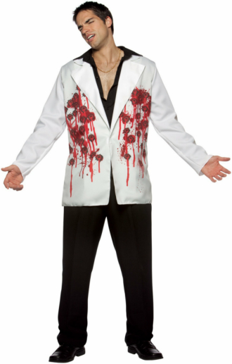 Bullets Blazer (White) Adult Costume 1 Bullets Blazer (White) Adult Costume