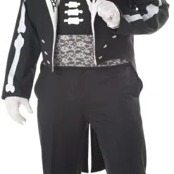 Day Of The Dead Groom Plus Adult Costume