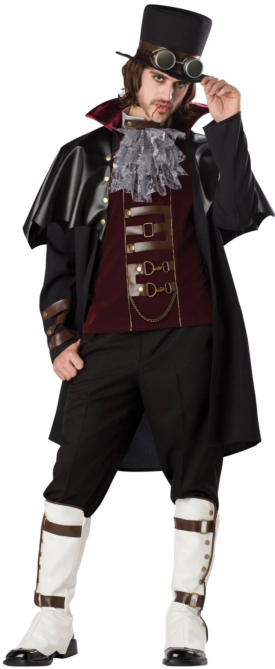 Steampunk Victorian Vampire Adult Costume 1 Steampunk Victorian Vampire Adult Costume