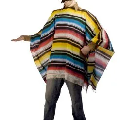 Mexican Serape & Sombrero Adult Costume