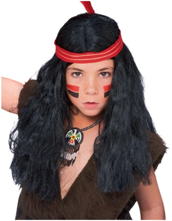Boys Native American Wig 1 Boys Native American Wig