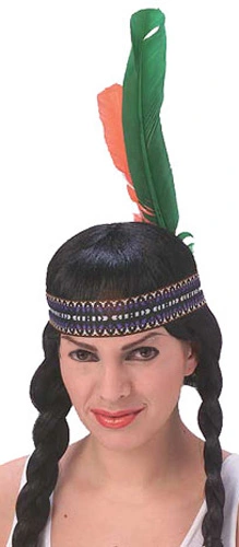 Native American Headband With Feathers -Fairytale & Storybook Shop Native American Headband Feathers
