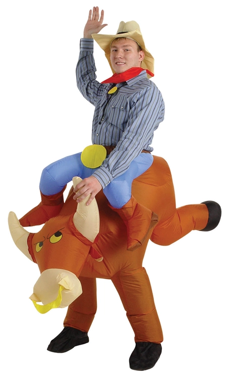 Inflatable Cowboy On Bull Or Horse 1 Inflatable Cowboy On Bull Or Horse