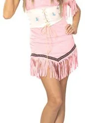 Women's Sexy Pink Indian Costume