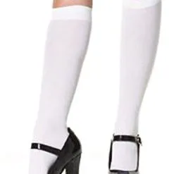 White Knee High Stockings