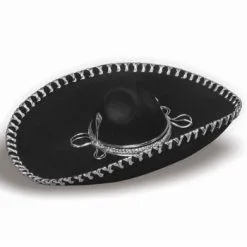 Oversized Black Sombrero