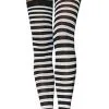 Black And White Nylon Stockings