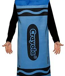 Adult Blue Crayon Costume