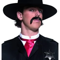 Black Western Sheriff Hat