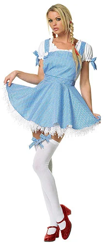 Adult Sexy Dorothy Costume 1 Adult Sexy Dorothy Costume
