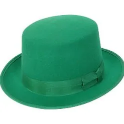 Green Wool Top Hat