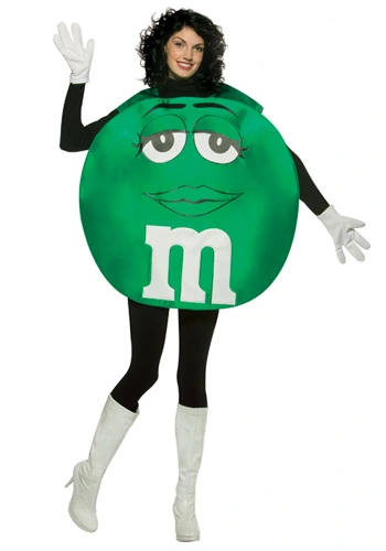 Green M&M Costume 1 Green M&M Costume