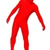 Mens Red Invisible Man Costume