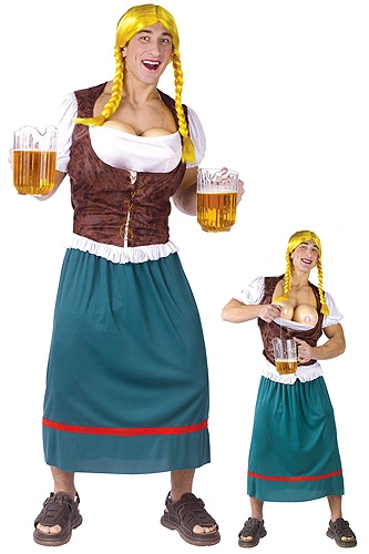 Mens German Beer Girl Costume 1 Mens German Beer Girl Costume