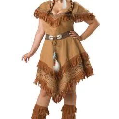 Plus Size Tribal Native Costume