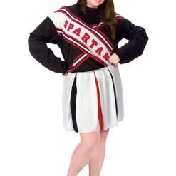 Plus Size Female Spartan Cheerleader