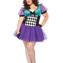 Plus Size Miss Mad Hatter Costume