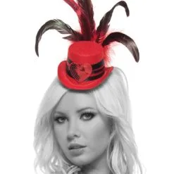 Red Heart Mini Top Hat