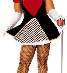 Elite Plus Size Sexy Queen Of Hearts