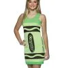 Teen Screamin' Green Crayon Dress