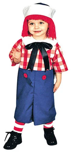 Toddler Raggedy Andy Costume 1 Toddler Raggedy Andy Costume