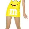 Womens Yellow M&M Costume